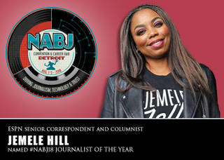 The National Association of Black Journalists announced its choice Monday.
